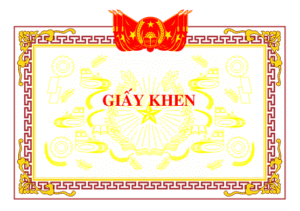 [CDR] [WORD] Phôi giấy khen học sinh